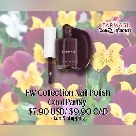 Farmasi Makeup Burgundy Brown Nail Polish Poshmark